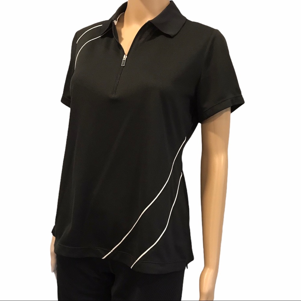 Greg Norman black polo golf shirt women’s medium